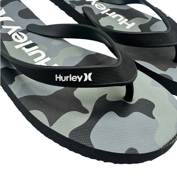 Hurley One and Only Camo Flip Flop Mens Size 8 - Picture 2 of 5
